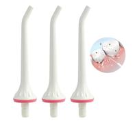 3 PCS Flosser Replacement Tips for Hangsun Nicwell Waterpik COSLUS Mospro Zerhun Water Flosser, Oral Irrigator Jet Tip Nozzel, Tips for Effective Oral Care, White