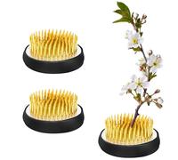 3 Pcs Flower Arranging Accessories, Long-lasting Copper Flower Frogs for Arrangements, Ideal Gardening Gifts, Compatible with Vase Sizes 10-15 cm/3.94-5.91 in or more, Japanese Minimalist Design