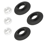 3 Pcs Flush Valve Seal & Clip for Ideal Standard, 70mm Toilet Cistern Replacement Kit Compatible with Armitage Shanks SV01967 SV93467 EV98167 Black