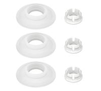 3 Pcs Flush Valve Seal Compatible with Ideal Standard Toilet Cistern, Replacement Flush Valve Seal & Clip for Ideal Standard Armitage Shanks Flush Valves SV01967 (White)