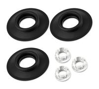3 Pcs Flush Valve Seal for Ideal Standard Armitage Shanks Flush Valves SV01967,SV93467,EV98167,Black Rubber Flush Valve Seal & Clip Replacement kit