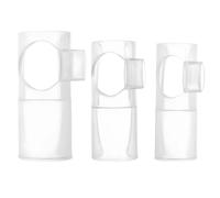 3 Pcs Flute Blowing Aid Set, Transparent Flute Mouthpiece Cover, Small Medium Large Sizes, Easy-to-Play for Beginners, Accurate Intonation, Membrane Longevity, Musical Instrument Accessories