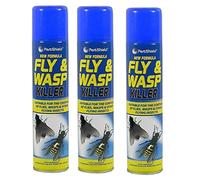 3 PCS FLY AND WASP KILLER SPRAY FLYING INSECTS MIDGES MOSQUITOES 300ML HOUSEHOLD