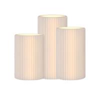 3 Pcs Foldable Cylinder Pedestal Stands - 36cm Cardboard Columns for Party, Wedding, Birthday Decorations, Pillar Display, Event Centerpieces, Versatile Display Stands