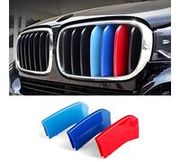 3 Pcs Front Insert Grill Stripes for BMW X5 2008-2013, Car Accessories Front Grille Trim Stripes Cover Front Grill Covers