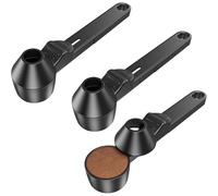 3 PCS Funnel Scoop, Scoop Funnel, Easy to Use, Smooth Sliding, Suitable for Ground Coffees, Coffee Beans, for Coffee Lovers and Daily Coffees Making Needs