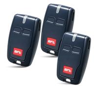 3 PCS Garage Remote Control, 433.92 MHz Garage Door Remote, 2 channels, Compatible with Mitto 2 RCB, Kleio, Ghibli, TRC 2, Kleio, Ghibli