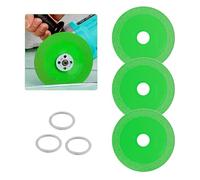 3 Pcs Glass Cutting Disc, 100mm Tile Cutting Disc for Angle Grinder Cutting Disc, Super Thin Diamond Saw Cutting Blade for Marble Porcelain Granite Ceramic Diamond Tile Blade Wheel