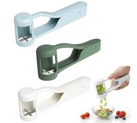 3 PCS Grape Cutter, Fruit Slicer Tool for Grapes, Tomatoes, Cherries, Strawberries and Olives, Stainless Steel Blades with ABS Non-Slip Handle, Quick and Safe Kitchen Gadget for Snacks and Salads