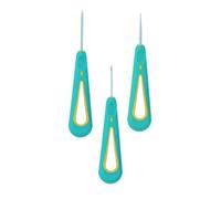 3 Pcs Green Round Hole Cone Hand Drills Punch Needle Candles Wick Tools for DIY Silicone Mould Making Punch Candle Making