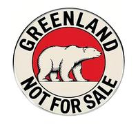 3 PCS Greenland Not for Sale Polar Bear Brooch Pin