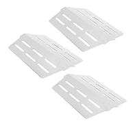 3 Pcs Grill Heat Plate Stainless Steel Wear Rust Resistance Gas Grill Heat Tent Replacement for Weber Genesis