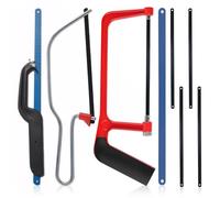 3 PCS Hacksaw for Metal Cutting, Metal Saw, Hack Saw, 12-Inch, 6-Inch, Mini Hacksaw for Cutting Plastic Wood PVC Pipe Tile