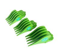 3 Pcs Hair Clipper Limit Combs 32mm 38mm 51mm Cutting Guard Attachment Green