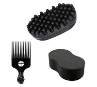 3 PCS Hair Sponge, Men Hair Sponge for Curls, for Home and Travel Use, Afro Sponges, Hair for Curls, Treatments Maintaining Natural Hairstyles Special Event or Photoshoot