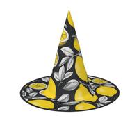 3 PCS Halloween Hat â€“ Lemon Fruit Pattern Print Witches Decor Party, Cosplay & Role Play Accessory, Festive Carnival Headband