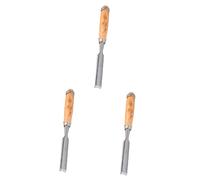 3 pcs Hand Chisel Carving chisels Wood Carving Tools Hand Woodworking DIY Tools Wood Carving Chisel Spoon Carving Tools Curved Professional Styling Tools Wooden Spoon Bamboo manual/10988