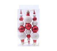 3 Pcs Hand-Painted Candy Shape Hanging Ornaments, 10cm Shatterproof Plastic Baubles with Strings for Xmas Tree, Holiday, Party