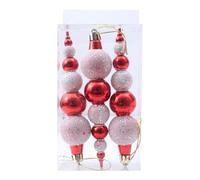 3 Pcs Hand-Painted Candy Shape Hanging Ornaments, 10cm Shatterproof Plastic Baubles with Strings for Xmas Tree, Holiday, Party
