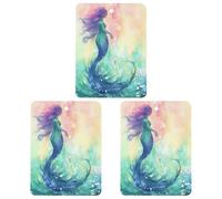 3 Pcs Hanging Air Freshener for Car Beautiful Mermaid Tail Aromatherapy Tablets for Wardrobe Car Home Decor