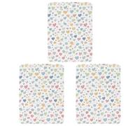 3 Pcs Hanging Air Freshener for Car Contains Many Hearts Aromatherapy Tablets for Wardrobe Car Home Decor