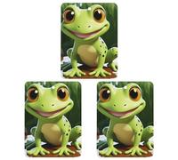 3 Pcs Hanging Air Freshener for Car Cute Frog Aromatherapy Tablets for Wardrobe Car Home Decor