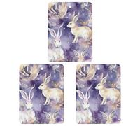 3 Pcs Hanging Air Freshener for Car Rabbit Color Pattern Aromatherapy Tablets for Wardrobe Car Home Decor