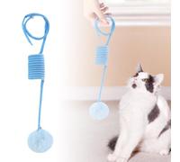 3 Pcs Hanging Cat Toys with, Interactive Cat Teaser Retractable Toys Indoor and Playing Mjf480 (B, One Size)