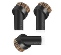 3 Pcs Henry Hoover Brush Head Attachment, Compatible Replacement Horsehair Brush Tool for Henry, Hetty, James Vacuums, Round Dusting Brush for Floor, Carpet, Furniture, Car & Pet Hair Cleaning