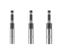 3 PCS Hex Nut Driver Set, 6-14mm Hex Socket Set, 1/4" Shank 80mm Length, Steel Quick-Release Impact Driver Socket Wrench(6/8/10 (3 Set))