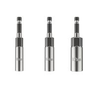 3 PCS Hex Nut Driver Set, 6-14mm Hex Socket Set, 1/4" Shank 80mm Length, Steel Quick-Release Impact Driver Socket Wrench(8/10/12 (3 Set))