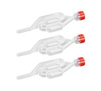 3 PCS Home Brewing Airlock Set - Fermentation Tubes & Bubbler Bungs for Beer, Wine, Sauerkraut & Pickles Making