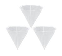 3 Pcs Honey Filter Fine Mesh Honey Strainer Net Cone Shape Beekeeping Sieve Screen Bee Wax Debris Impurities Strainer Bags Beekeeper Tools for Honey Processing/Extraction/Filtration