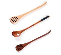 3 Pcs Honey Stirrers for Tea, Honey Dipper Coffee Stirring Spoons Honey Spoon Honey Sticks Server Mixing Stick Spoon Home Kitchen for Honey Jar Dispense Drizzle Honey and Wedding Party Favors Gift