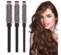 3 Pcs Honeycomb High Skull Top Modeling Roller Comb, Small Round Brush for Blow Drying, Make Hair Accessories Set, Mini Round Brush Suitable for Various Looks for Men and Women