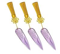 3 PCS Hunter Cosplay Weapon, Prop Sword with Plastic, Purple Plastic Daggers Cosplay Weapons, Daggers Cosplays Weapons & Accessories for Cos,Costume Party,Carnival Outfits Accessories
