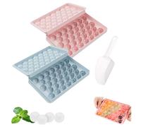3 Pcs Ice Cube Tray,Mini Ice Cube Trays,Ice Tray, Ice, Round Ice Cube Moulds,Easy to Remove Sphere Ice Making Mold for Water Whiskey Cocktail Tea Coffee