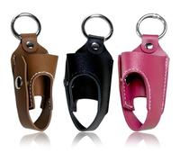 3 PCS Inhaler Case, Carry with You, Portable Sprays Inhaler Holder Asthma Inhaler Case Sprays Cover for Protective Hiking Daily Use Outdoor and Travel (Rose Red Black Brown)