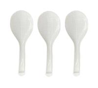 3 Pcs Japanese Style Plastic Rice Paddle Non Stick Rice Spoon Serving Spoon Spatula for Sushi Rice Mashed Potato Kitchen Cooking