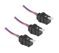 3 Pcs JD2912 24V 4 Pin DC 40A Relay Multi-Purpose Automotive Relay Heavy Duty Standard Relay for Car Motor, Auto Universal Replacement Accessories with Harness