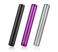 3 Pcs Joint Holder 110mm Doob Tube Metal Aluminum Smell Proof Tube,3 Colours Joint Case,Joint Holder Smell Proof,Fit In Pocket Great For Traveling（Silver, Black, Purple）