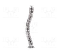 3 pcs : KAB0064 - Wiring duct, flexible, silver, W: 75mm, L: 720mm