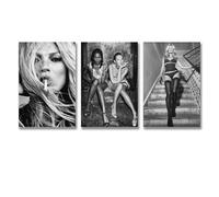 3 PCS Kate Poster Moss Music Vintage Model Cover Wall Art Canvas Posters Room Decorative Aesthetic Print Decor 12x18inch(30x45cm)-3pcs Style-5
