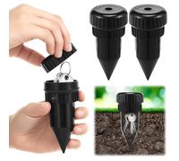 3 Pcs Key Hider Realistic Sprinkler Head Waterproof Cash Holder Key Holder Outdoor Garden Yard Hiding Vault Case. Waterproof Corrosion and Impact Resistant