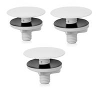 3 Pcs Kitchen Sink Hole Cover Sink Faucet Hole Cover Faucet Hole Cover White Kitchen Sink Plug Kitchen Sink Tap Hole Plate Stopper Cover Blanking Plug