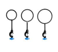 3 Pcs Laboratory Support Stand Clamps, Retort Clamp Support Closed Ring for Chemistry Physics Lab Work