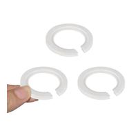 3 Pcs Lampshade Reducer Ring Adapter for E26/E27 Light Bulb Holders - Converts 44mm to 28mm Plastic Converter for Table & Ceiling Lampshades, Pendant Lights & Light Fixtures (O-White, 3 Pieces)