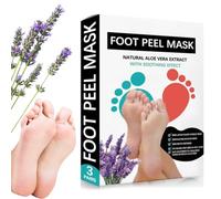 3 PCS Lavender Foot Peel Mask, Foot Mask set, Exfoliating Foot Peel Mask for Hard Skin, Moisturising Foot Mask Socks, Repair Cracked Heel & Removes Dry Dead Skin, Callus, Gifts for Women & Men