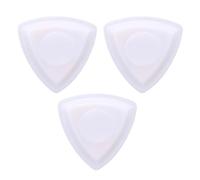 3 Pcs LED Guitar Pick Light Up Picks White Green Purple Luminous Guitar Picks for Electric Acoustic Guitars Bass Ukulele ABS Material