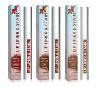 3 Pcs Lip Stain Peel Off,3 Colors Lip Stains Long Lasting Highly Pigmented Smudge-Proof Transfer-Proof for Bold Smudge-Free Look